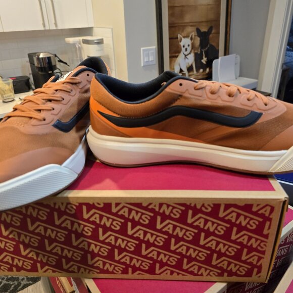 Vans Mte Ultrarange 2.0 RW Shoes VN000D60BRO Orange / Brown Mens Size 12 NEW - Picture 3 of 16